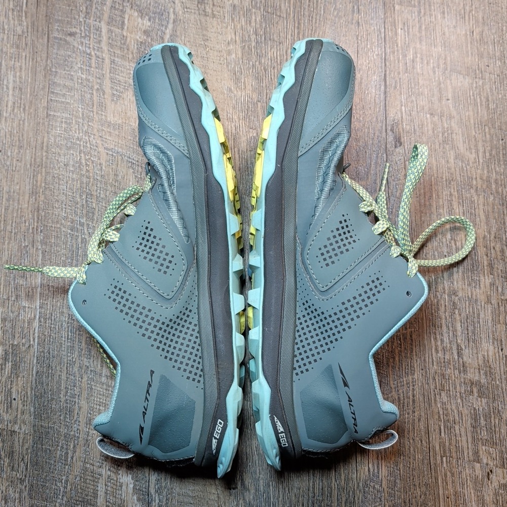 Altra Lone Peak 5 Running Shoes Womens Sz 10 Wide AL0A547W327 Green Trail Hiking - Picture 10 of 14